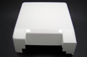 Paper Supply Cover - Tearbar (White)	