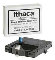 Ithaca POS Ribbons-Black (12 Ribbons)