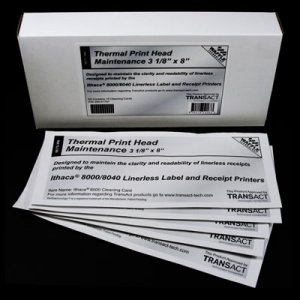 Ithaca 8000 & 8040 Cleaning Cards