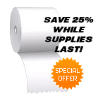 Premium Thermal Paper 3-1/8" x 230' 55 gram / 2.3 mils (50 rolls)
