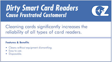 Smart Card Reader Cleaning Cards